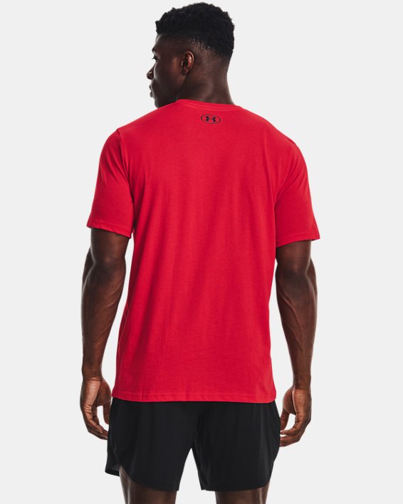 Men's UA Team Issue Graphic T-Shirt, Red, pdpMainDesktop image number 1